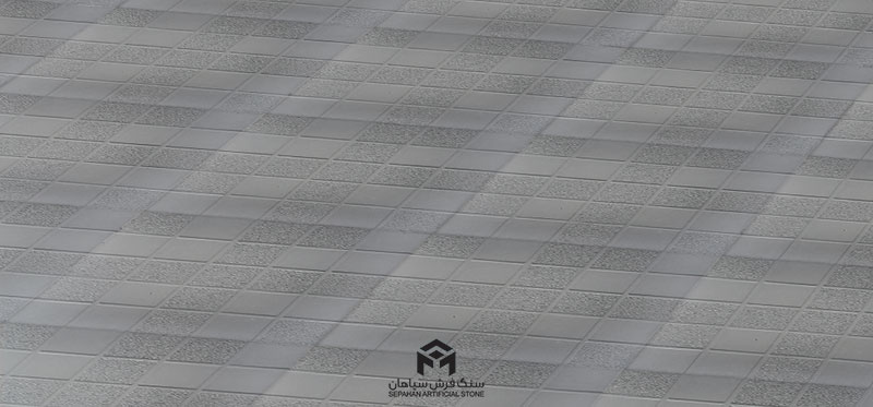 نمونه اجرا شده طرح پازل سنگفرش سپاهان
